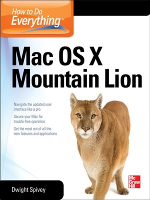 cover image of How to Do Everything Mac OS X Mountain Lion